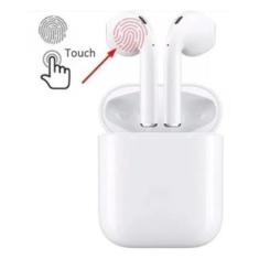 Fone De Ouvido In-Ear Sem Fio I12 Tws Branco Com - DRAIK