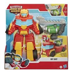 Boneco Transformers Gigante Hot Shot Resgate - Hasbro E7591