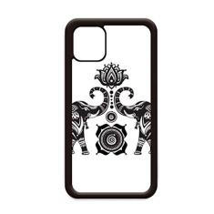 Capa de celular Paint Elephant Friend Two Happy para iPhone 11 Pro Max