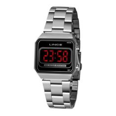 Relógio Feminino Lince Digital Prata Mdm4645l Pxsx