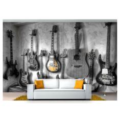 Papel De Parede Instrumentos Musicais 3D Mus23
