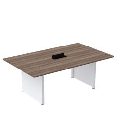 Mesa de Reunião 2000x1400 Mrcpb2014pp Walnut/Branco