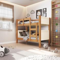 Beliche Infantil Madri Conquista Móveis, Cinamomo/Off White
