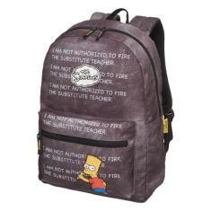 Mochila Os Simpsons Chalkboard Lousa Bart Simpson Original