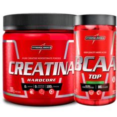 Bcaa Top 120 Caps + Creatina Pura 300g Integralmedica