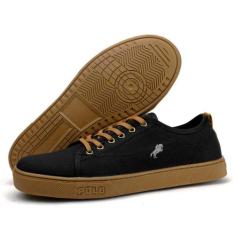 Tênis Polo Casual Masculino Conforto, Preto, 39