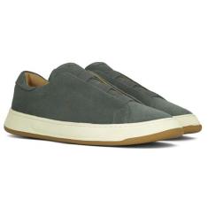 Tênis Masculino Reserva Croma Suede Casual Couro Cadarço Elástico Conf