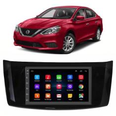 Kit Multimidia Android Sentra 14 16 18 20 7 Pol + Câmera e Moldura - E