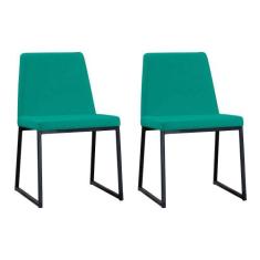 Kit Duas Cadeiras Yanka Verde- Ooca Móveis