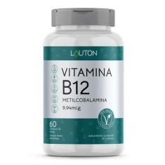 Vitamina B12 Metilcobalamina 400Mg Vegana Lauton - 60 Cápsulas