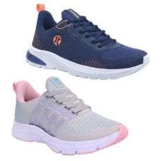 Tênis Feminino Esportivo Fitness Caminhada Academia Kit 2 - It Save, A