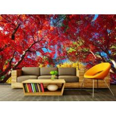 Papel de Parede Paisagens Floresta 76 - 1,00 X 1,00 - Voce Decorando