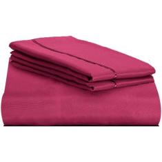 Jogo de Lençol Super King Percal Flex 3 Peças 400 Fios c/ Ponto Palito