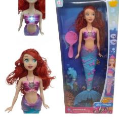 Encantadora Boneca Sereia Com Música De Pelúcia Ideal Para Presente Co