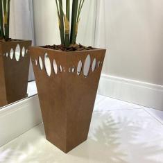 Vaso Decorativo Trapézio Filadélfia Peg BRBMES 64cm - Creatus