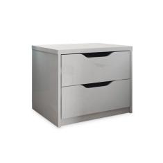 Mesa de Cabeceira Santos Andirá Conect 2 Gav Branco