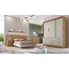 Guarda Roupa Solteiro 3 Portas 9 Gav Buriti Novo Horizonte - Móveis No