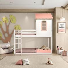 Beliche Montessoriano Club House Sweet Casatema Branco/rosa