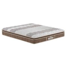 Colchão King Espuma D33 / EP Anatômico Firmepedic Guarda Costas PróIntense Plus Pillow Top Brown (193x203x28) - Probel