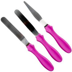 Espátula De Confeitar 3 Peças - Gmezn796
