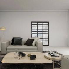 Porta de Aluminio de Correr 210x200cm 3 Folhas com Travessa Topsul Preto