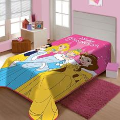 Cobertor Raschel Plus Disney Charme De Princesas 150X 200Cm