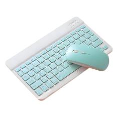 Teclado E Mouse Bluetooth Compativel Para Galaxy Tab A8 X200 X205 - C_
