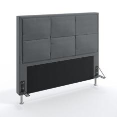 Cabeceira Estofada Decorativa Para Cama Box Maia 160 Para Cama Queen S