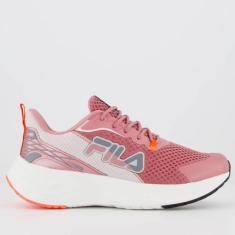 Tênis Fila Racer Comet Feminino Rosa e Cinza, 38