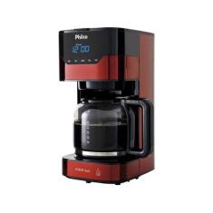 Cafeteira Elétrica Philco PCFD38V Touch 38 Xícaras - Preto e vermelho