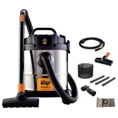 Aspirador De Água E Pó WAP GTW 12L 127V-1400W Inox, Inox e Preto, 110V