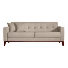 Sofá 3 lugares Kivik Linho Botonê Bege - Keva
