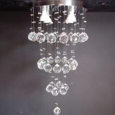 Lustre De Cristal Legimo K9 Para Sala,quarto, Com 50cm De Alt