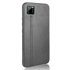Capa para celular Oppo Realme C11 Proteção robusta 360° Capa de couro liso para Oppo Realme C11