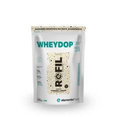 Whey Protein WheyDop 3W Refil 900g - Elemento Puro, Cookies Cream