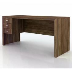 Escrivaninha Para Escritorio Me4113 Nogal Nogal