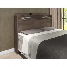 Cabeceira Box Casal Thayna Chocolate 1,38 - Framar Móveis