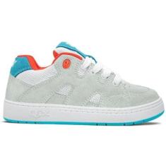 Tênis Qix Plaza Branco Laranja Azul-Unissex