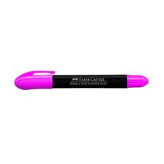 Marca texto gel rosa Faber-Castell