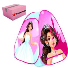 Barraca Pequena Princesa Infantil Dobrável Rosa Feminino - Mimo Import