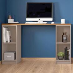 Escrivaninha Mesa Escritório Torre Organizadora Multifuncional 136cm N