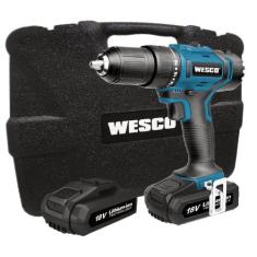 Parafusadeira Furadeira Impacto 18V 2 Baterias Ws2937k2 - Wesco