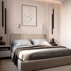 Cabeceira Veludo Modular Estofada Retangular 45X10cm para Cama Box Que