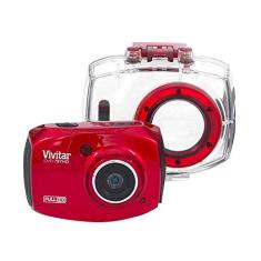 Câmera Filmadora de Ação, Vivitar, DVR787HD, Vermelha