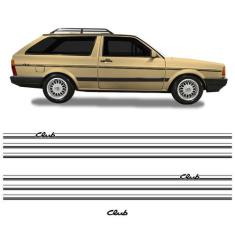 Faixa Parati Club 1989 Adesivo Lateral Volkswagen Completo - SPORTINOX