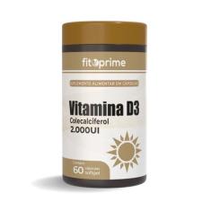 Vitamina D3 2000UI Colecalciferol 60 Cápsulas Fitoprime