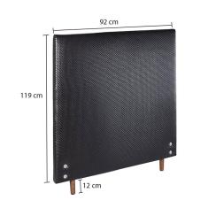 Cabeceira Estofada P/ Cama Box Solteiro 92cm Trama