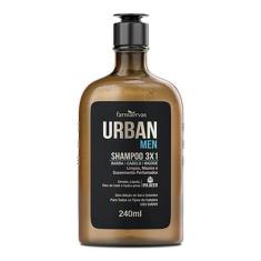 Shampoo Urban Men 3X1 240ml Farmaervas