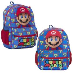 Bolsa Escolar Masculina Grande Costas Super Mario Reforçada - TOYS 2U