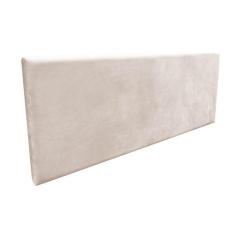 Cabeceira Painel Clean para Cama Box Casal 140 cm Suede Bege